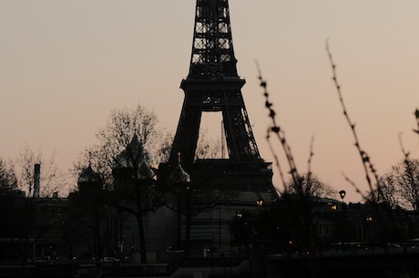 浪漫之都巴黎 最美不过日落巴黎的景色